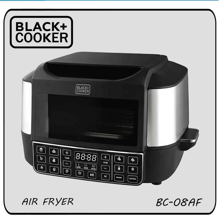 سرخکن بدون روغن بلک کوکر مدل BC-08GAF ظرفیت ۸ لیتری